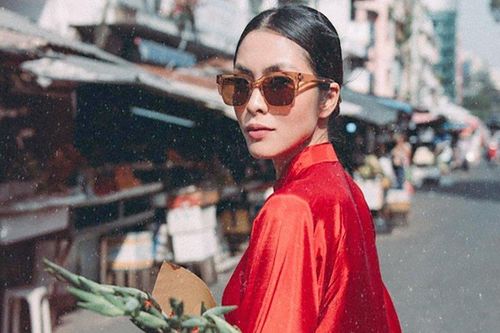 'Ngọc nữ điện ảnh Việt' Tăng Thanh Hà tung ảnh áo dài Tết sớm