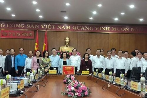 Trưởng Ban Tổ chức Trung ương làm việc với Tỉnh ủy Bà Rịa – Vũng Tàu