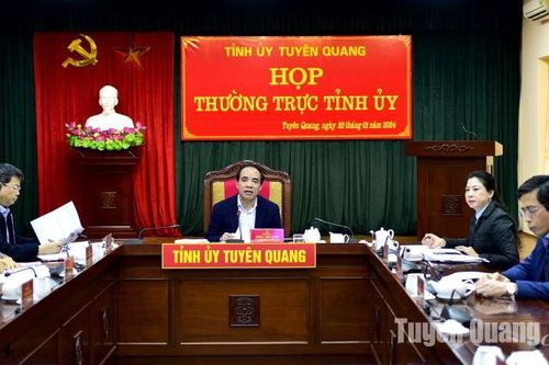 Thường trực Tỉnh ủy cho ý kiến vào một số nội dung về phát triển kinh tế - xã hội