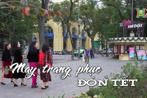 May trang phục đón Tết | Nhịp sống Hà Nội | 22/01/2024