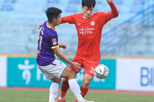 Hoàng Đức và Tiến Dũng tái xuất giúp Thể Công-Viettel đánh bại Hà Nội FC