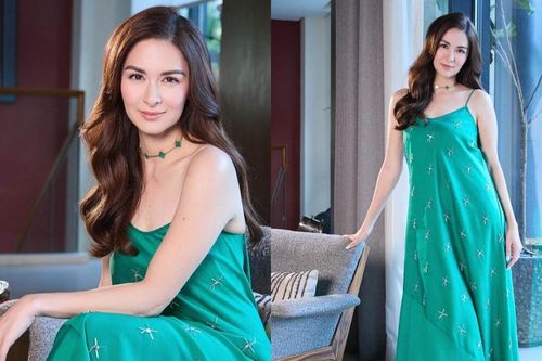 Diện váy lụa 'mỹ nhân đẹp nhất Philippines' quyết không lộ vòng 2 màu mỡ
