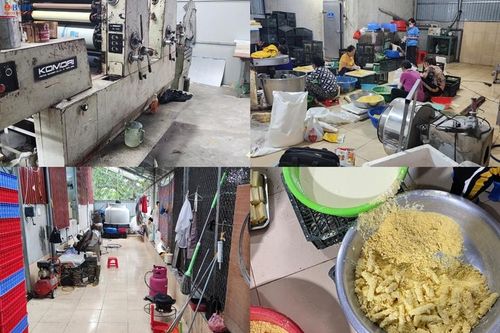Phát hiện 'công xưởng' sản xuất thực phẩm ngụy trang bằng cơ sở in ấn