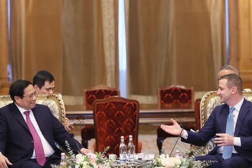 Thủ tướng Phạm Minh Chính hội kiến Chủ tịch Hạ viện Romania