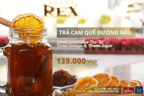 Trà cam quế đường nâu