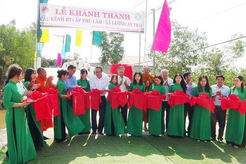 Hơn 650 triệu đồng xây dựng cầu Dân vận ở Tri Tôn