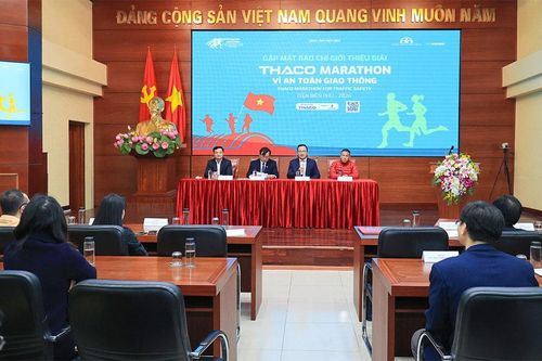Công bố Giải marathon Vì an toàn giao thông - Điện Biên Phủ