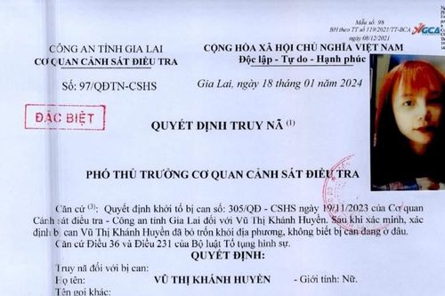 Công an tỉnh Gia Lai truy nã đối tượng mua bán người
