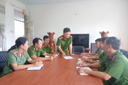 Giữ trật tự địa bàn nông thôn mới Phú Hòa