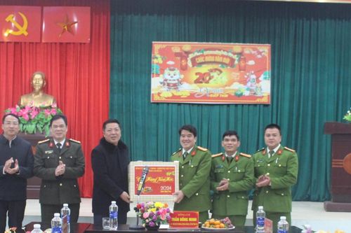 Bí thư Tỉnh ủy Trần Hồng Minh thăm, tặng quà Tết tại huyện Bảo Lâm