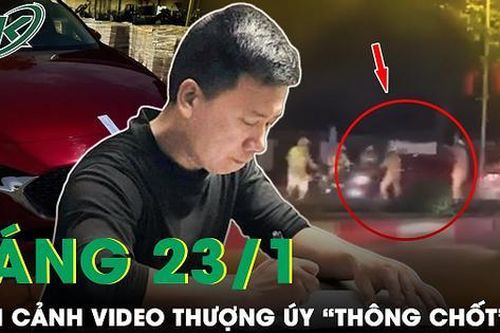 Cận cảnh video thượng úy quân đội 'thông chốt', tông thẳng 3 chiến sĩ CSGT