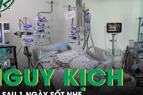 Bệnh nhi nguy kịch sau 1 ngày sốt nhẹ