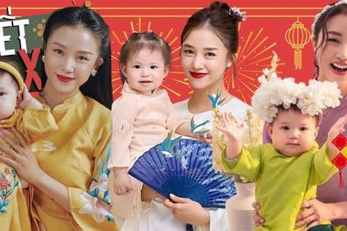 Cận Tết Nguyên đán, loạt ảnh áo dài của Salim và bé Pamela Hải Đường lại gây sốt