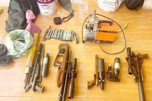 Đột kích xưởng sản xuất, mua bán súng hơi