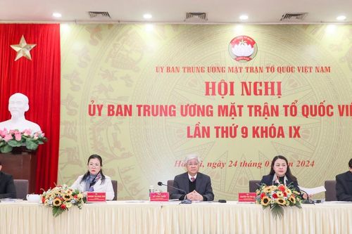 Khai mạc Hội nghị UBTƯ MTTQ Việt Nam lần thứ 9, khóa IX