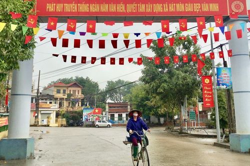 Xã đầu tiên của huyện Phúc Thọ về đích nông thôn mới nâng cao