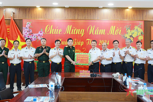 Quân ủy Trung ương, Bộ Quốc phòng kiểm tra, chúc Tết một số đơn vị phía Nam