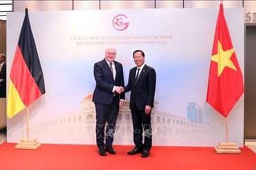 Lãnh đạo Thành phố Hồ Chí Minh hội kiến Tổng thống Cộng hòa Liên bang Đức Frank-Walter Steinmeier