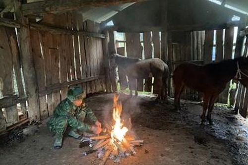 Đồn Lóng Sập chủ động chống rét