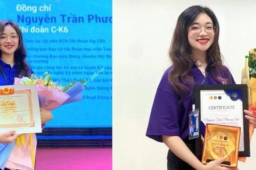 Nữ sinh Học viện Tòa án chuẩn 'con nhà người ta' đạt danh hiệu Sinh viên 5 tốt cấp Trung ương