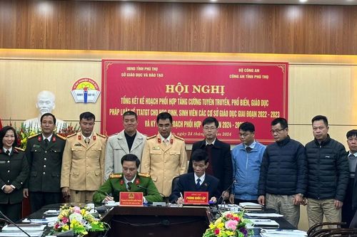 Phú Thọ phối hợp tuyên truyền về trật tự ATGT cho học sinh, sinh viên