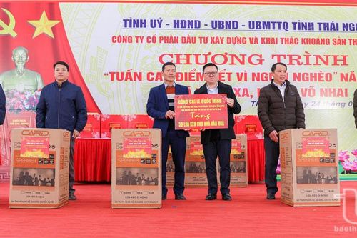 Báo Nhân Dân và tỉnh Thái Nguyên triển khai chương trình 'Tuần cao điểm Tết vì người nghèo'