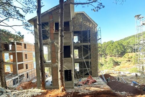 Xây 4 biệt thự sai phép, một công ty du lịch bị phạt 110 triệu đồng