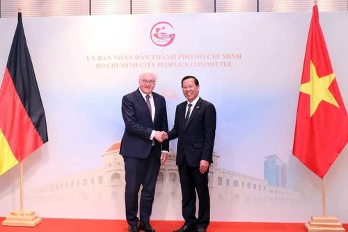 Lãnh đạo Thành phố Hồ Chí Minh hội kiến Tổng thống Cộng hòa Liên bang Đức