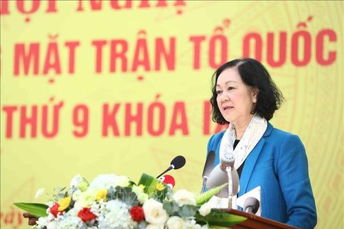 Thường trực Ban Bí thư Trương Thị Mai: Mặt trận góp phần to lớn cho sự hòa quyện của ý Đảng, lòng dân