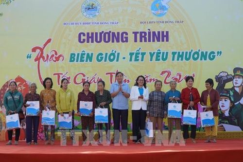 Đồng Tháp tổ chức chương trình 'Xuân biên giới - Tết yêu thương'