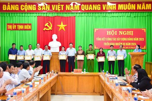 Nâng cao công tác xây dựng Đảng tại TX. Tịnh Biên