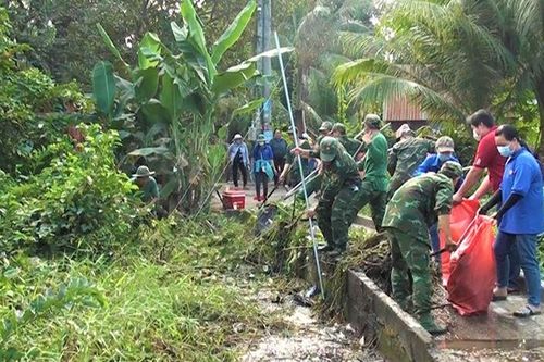 TP. Châu Đốc xuất quân thực hiện các hoạt động Tết quân – dân năm 2024