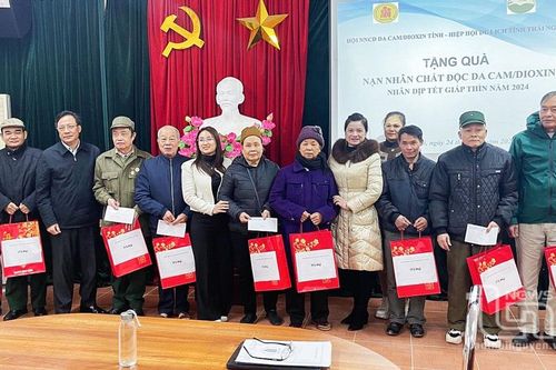 Thăm, tặng quà Tết cho nạn nhân chất độc da cam/dioxin