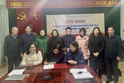 Khối thi đua các cơ quan Đảng tỉnh triển khai công tác thi đua - khen thưởng năm 2024
