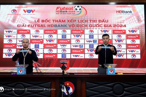 Giải Futsal HDBank VĐQG 2024: 8 đội bóng xác định đối thủ