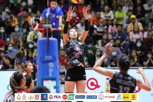 Chuyền hai số 1 của bóng chuyền Việt Nam 'dạy' 2 đồng đội người Thái nhảy See Tình 'cực chất'
