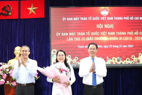 Đồng chí Nguyễn Thị Kim Thúy làm Phó Chủ tịch Ủy ban MTTQ Việt Nam TPHCM