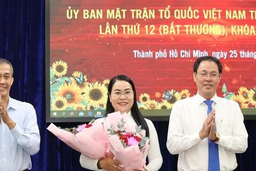 Ủy ban Mặt trận Tổ quốc Việt Nam TPHCM có tân Phó Chủ tịch