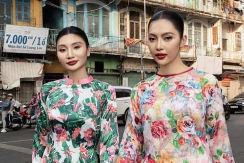 Top 5 Hoa hậu Đại dương 2023 đọ sắc với áo dài hoa, nhìn chỉ muốn 'ăn' Tết ngay!