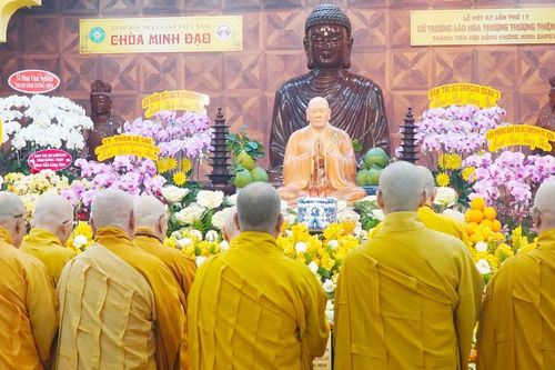 Tưởng niệm Trưởng lão Hòa thượng Thích Thiện Từ tại chùa Minh Đạo