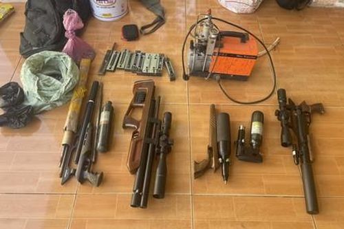 Triệt phá tụ điểm sản xuất, mua bán súng hơi trái phép