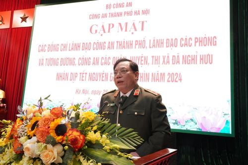 Các đồng chí lãnh đạo hưu trí là một phần máu thịt của lực lượng Công an Thủ đô anh hùng