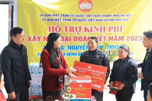 Hà Nội: Mang Tết sớm tới người dân nghèo huyện Ứng Hòa