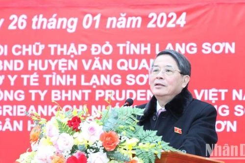 Phó Chủ tịch Quốc hội Nguyễn Đức Hải dự Chương trình 'Tết Nhân ái' - Xuân Giáp Thìn năm 2024 tại Lạng Sơn