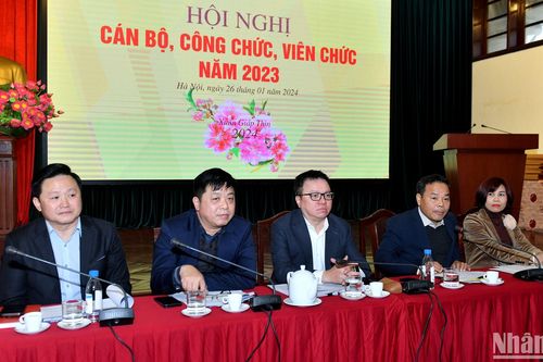 Báo Nhân Dân tổ chức Hội nghị cán bộ, công chức, viên chức năm 2023