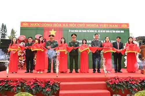 Khánh thành, bàn giao trụ sở Ban Chỉ huy Quân sự phường Trà Cổ