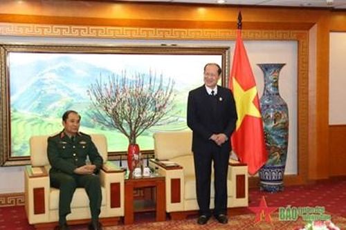 Thượng tướng Phùng Sĩ Tấn thăm, chúc Tết Trung ương Hội Cựu chiến binh Việt Nam