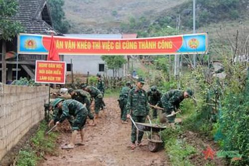 Bộ Chỉ huy Quân sự tỉnh Sơn La: Hành quân bảo vệ biên giới kết hợp làm công tác dân vận năm 2024
