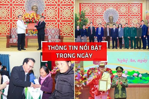 Nghệ An: Thông tin nổi bật ngày 26/1