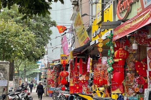 Thị trường đồ trang trí Tết 2024: Hàng đẹp, giá tốt, sôi động trên 'chợ mạng'